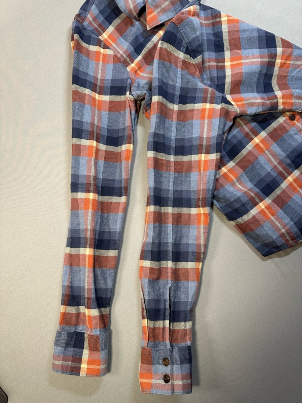 Patagonia Heywood Flannel Shirt, Button Up, Organic Cotton - Womens 8 - Picture 9 of 15